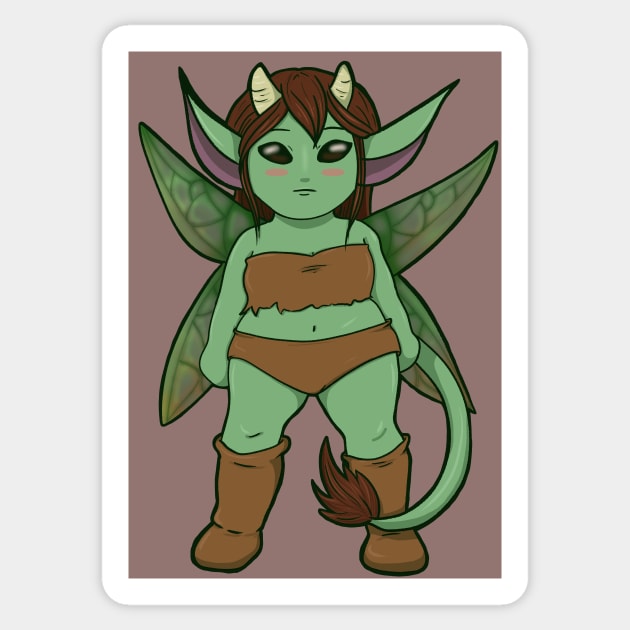 Forest Sprite Sticker by Anathar